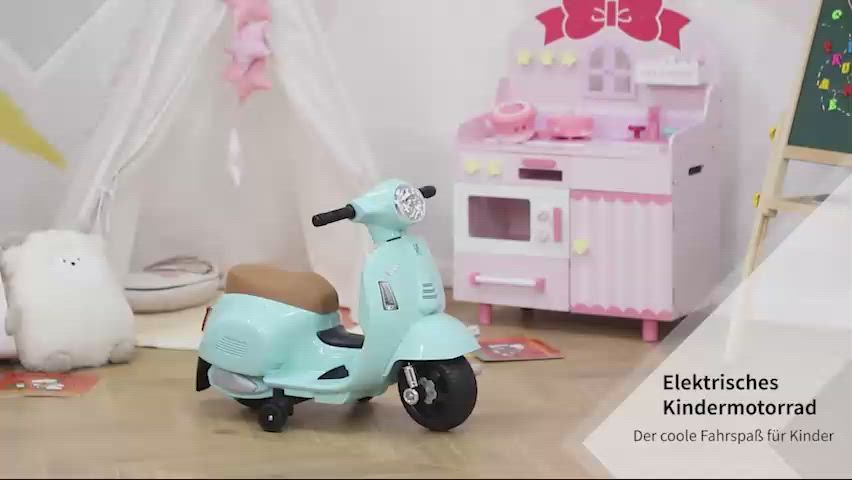 Porteur électrique pour enfant Vespa 946 Blanc - Véhicule électrique